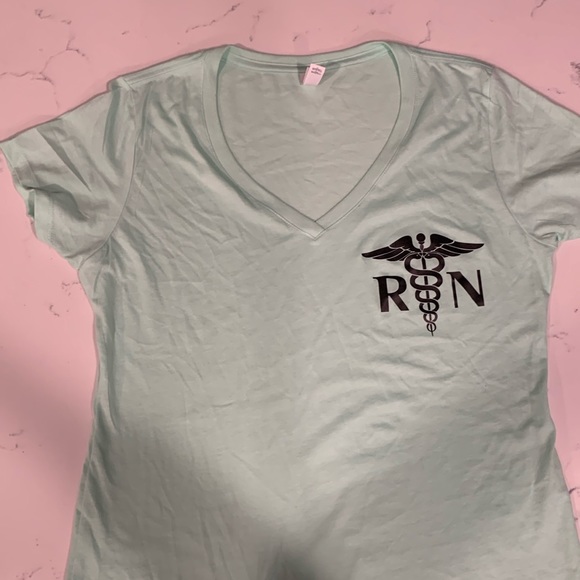 Light Green Nurse’s T Shirt.  New W/O tag. Size M - Picture 1 of 3